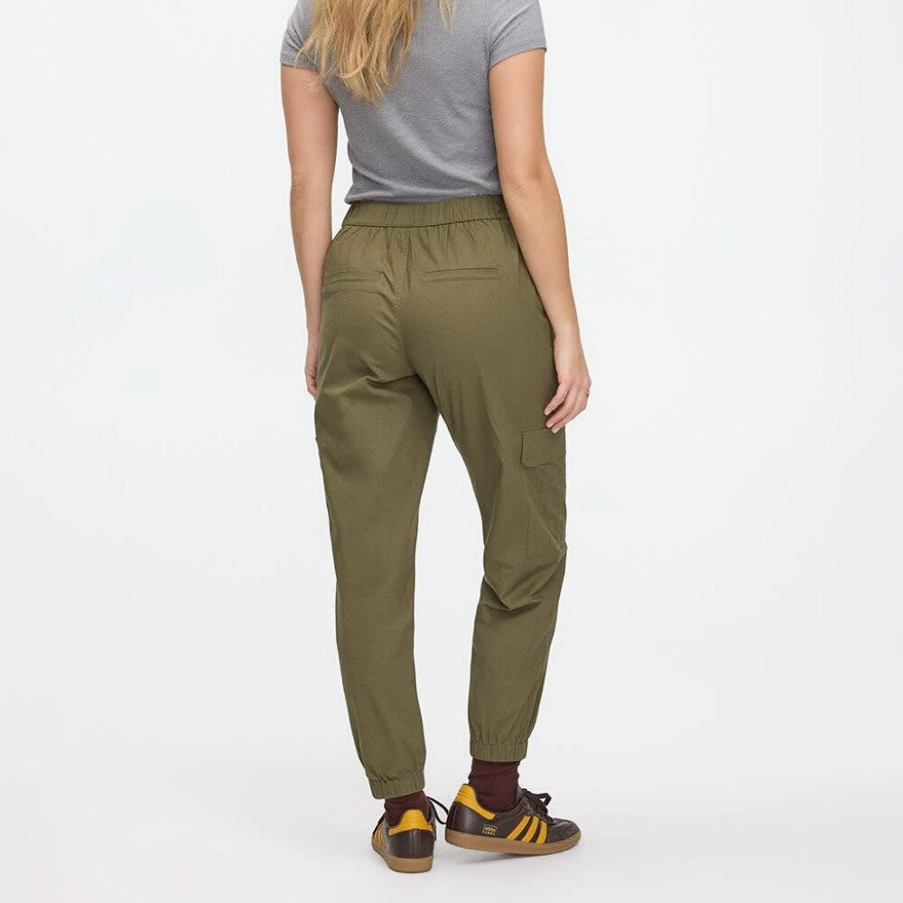Poplin Jogger with Cargo Pockets - Picture 3 of 5